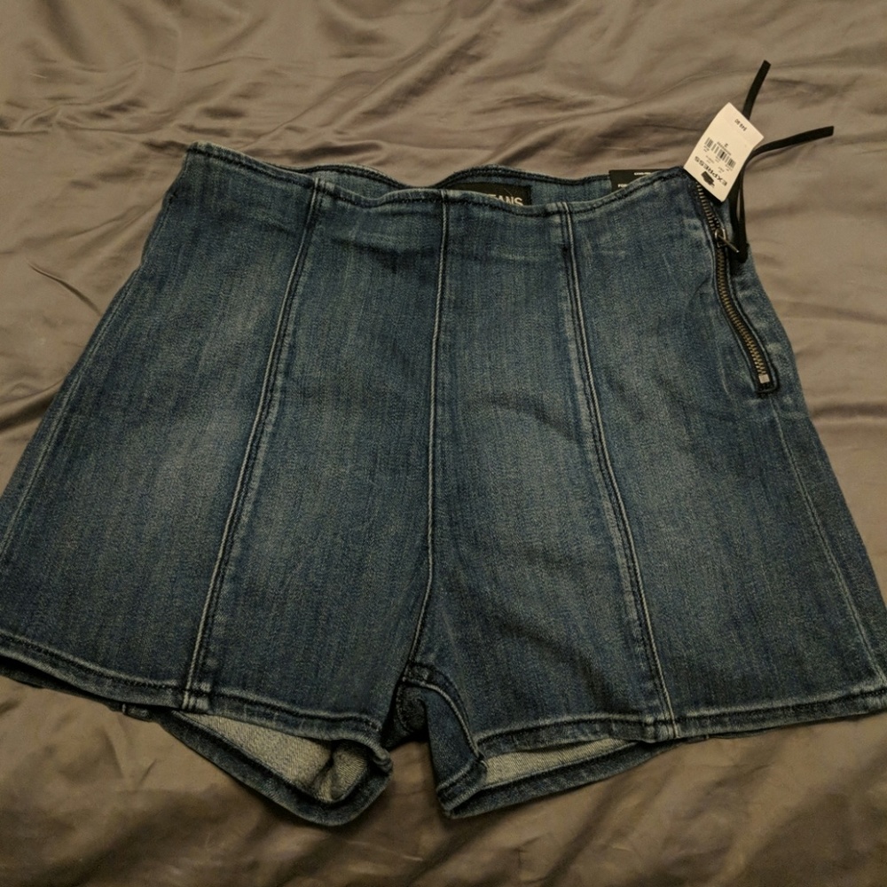 Express High Rise Jean Shorts